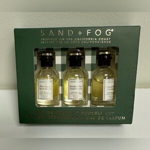 NWOT SAND + FOG Trio Scent Oils Discovery Set